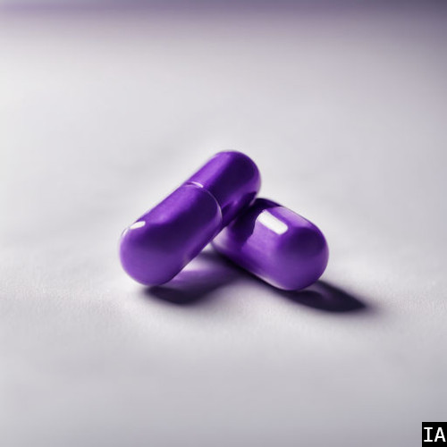 Image de deux pilules violettes